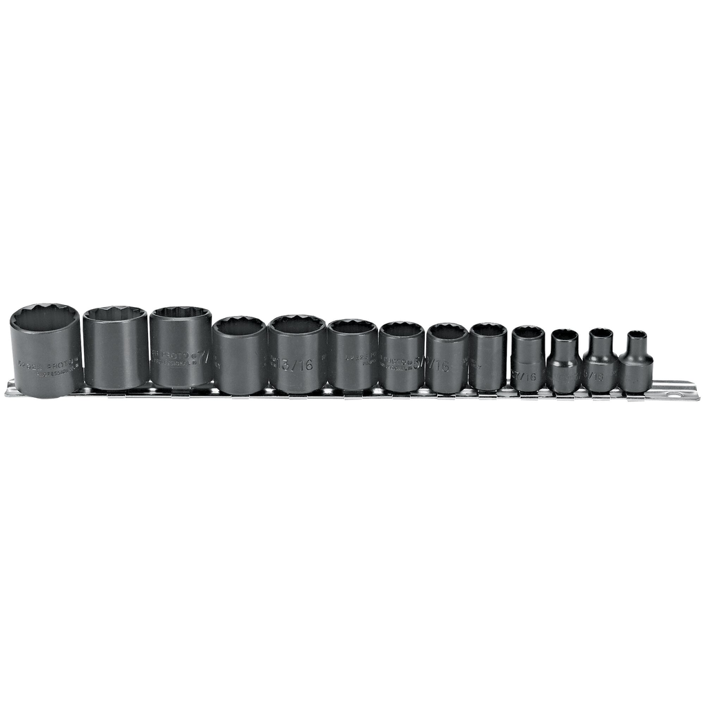 PROTO Set Skt 3/8 Dr 13 Pc Blac