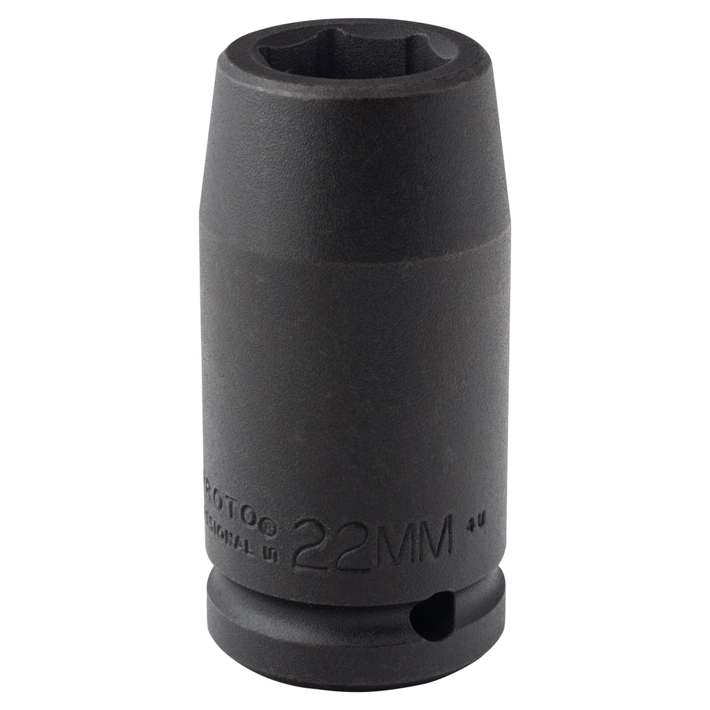 Proto® 3/4" Drive Deep Impact Socket 22 mm - 6 Point 1/ea