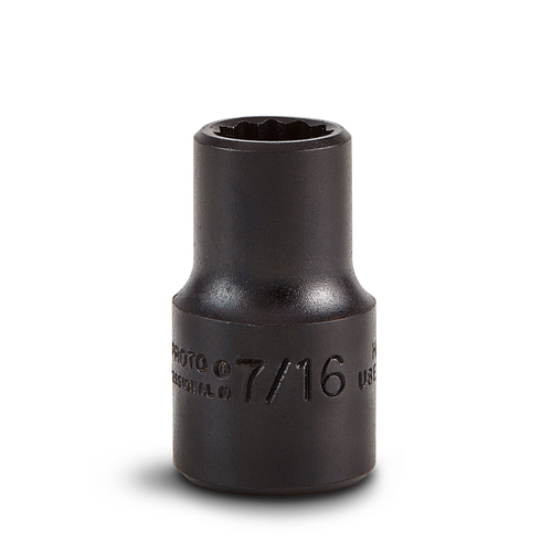 PROTO Skt 1/2 Dr 7/16 12 Pt Bla