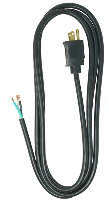 Southwire 9ft 14/3 SJTW Power Supply Cord - Vinyl Construction (Black) 25/BX