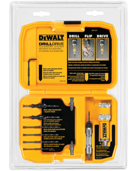 DEWALT Screwdriver Bit Set / Drill Bit Set, Flip Drive, 12-Piece