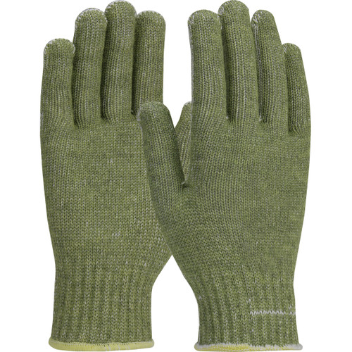 Kut Gard® 07-KA740 Economy Weight Cut Resistant Gloves, Size S, Green, ANSI A4