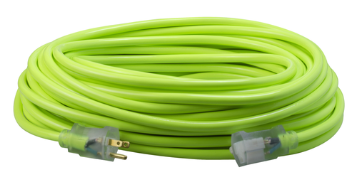 Southwire 100ft 12/3 SJTW Cool Colors Outdoor Extension Cord (Cool Green) 4/BX