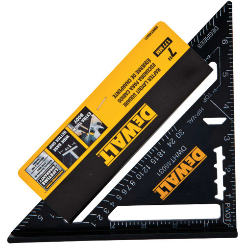 DEWALT 18cm / 7" Premium Rafter Square