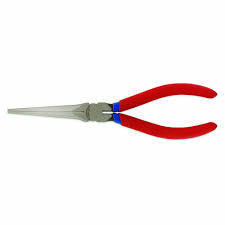 6-1/2" Long Needle Nose Solid Joint Pliers, Cushion Grip