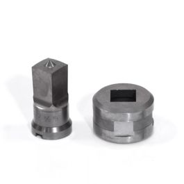 3/4IN SQUARE PUNCH & DIE SET WITH KEY-WAY, PDSQ3/4