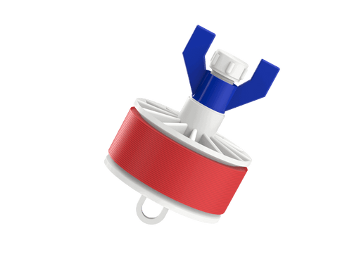 CAL AM KWIKIE PLUGS KWIKIE HOLLOW STEM EXPANDABLE PLUG, INSIDE FIT, 4", WING NUT