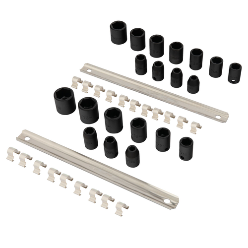 Proto® 3/8" Drive 20 Piece Impact Socket Set - 6 Point 1/ea