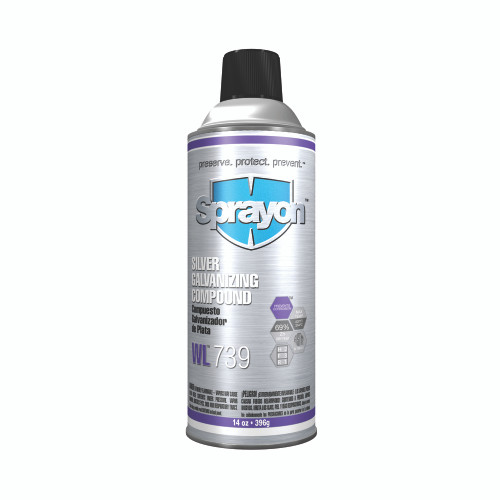 Sprayon® WL739 SILVER GALVANIZING COMPOUND  14 oz. 12/CS