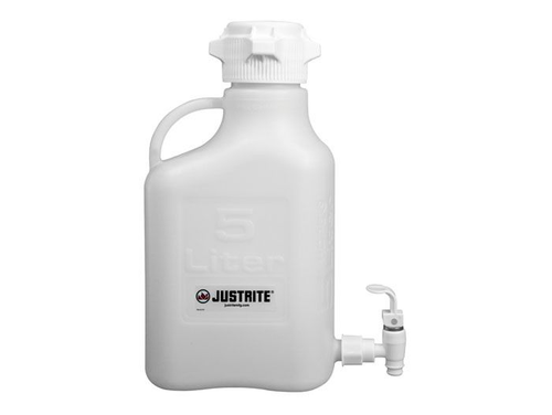 5 Liter Polypropylene Carboy With Spigot, 83mm Cap - 12938