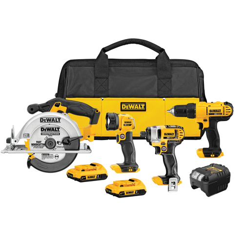 20V 4-TOOL COMBO KIT (P/N DCK466D2)