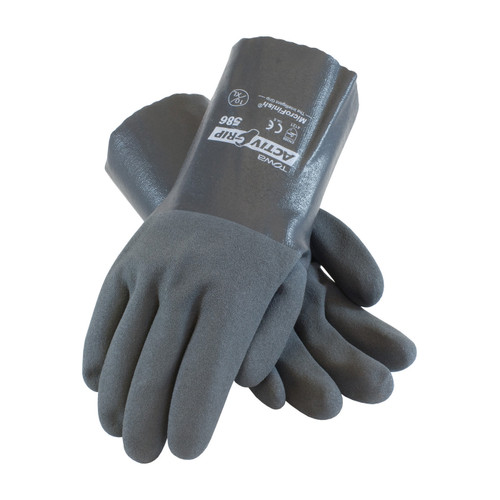 ActivGrip™ 56-AG586  Chemical Resistant, Size M, Gray