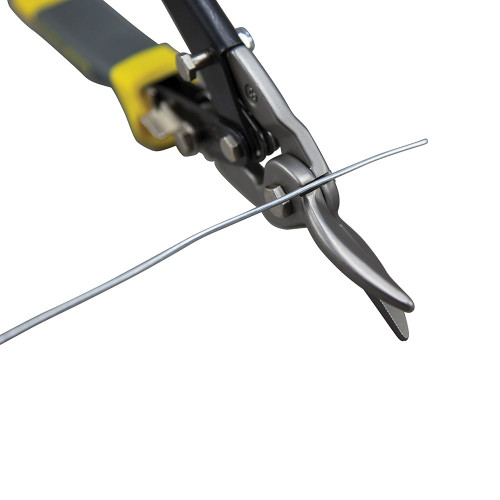Klein Aviation Snips with Wire Cutter, Straight
