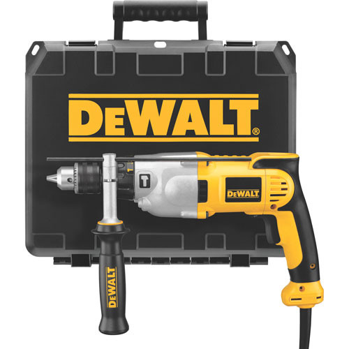 DEWALT Hammer Drill Kit, 1/2-Inch, 10-Amp, Pistol Grip ()