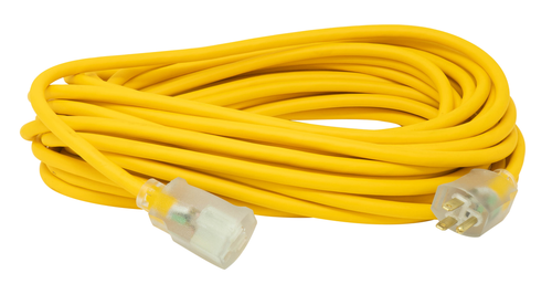 Southwire 50ft 14/3 SJEOOW Polar/Solar® Standard Extension Cord (Yellow) 6/BX