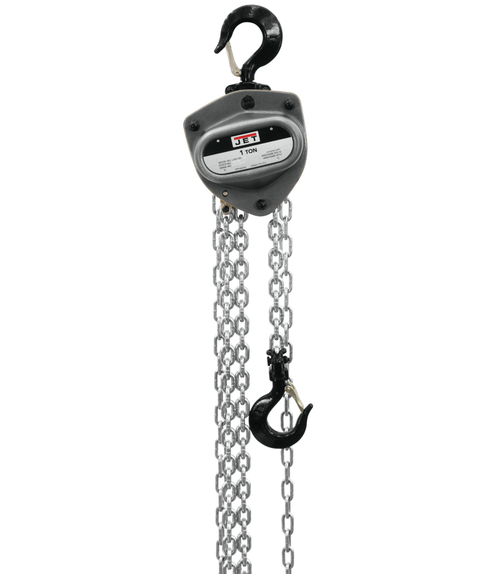 L-100-100WO-20, 1-Ton Hand Chain Hoist With 20' Lift & Overload Protection