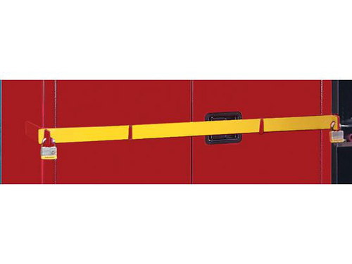 Replacement Security Bar for 45 Gal High Security Safety Cabinet, Yellow - 50962Y