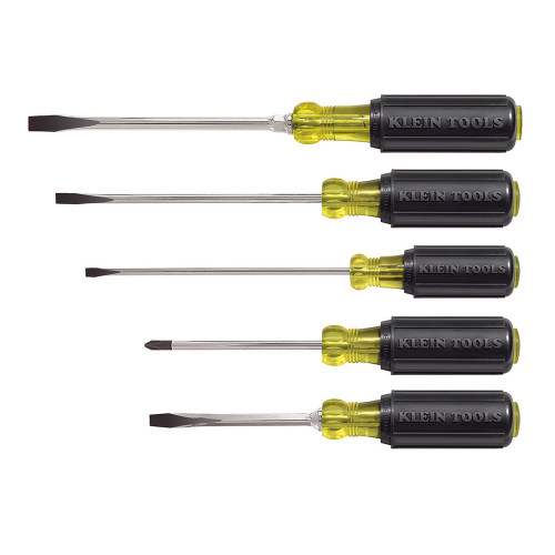 Klein 5 Piece Cushion-Grip Screwdriver Set