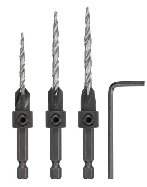DEWALT Countersink Drill Bit Set #6, #8, #10, 3-Piece