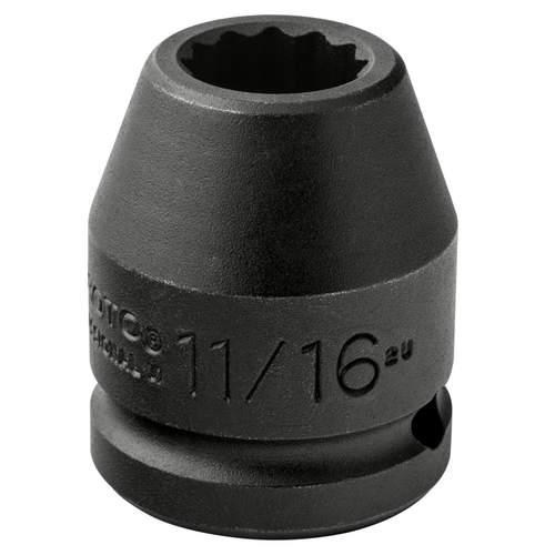Proto® 3/4" Drive Impact Socket 11/16" - 12 Point 1/ea