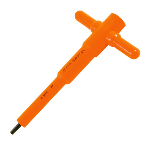 Jameson 1000V Insulated T-Handle Hex Key, 3/16"