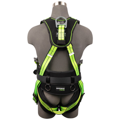 SafeWaze PRO+ Construction Harness: 3D, QC Chest, TB Legs  (XS)