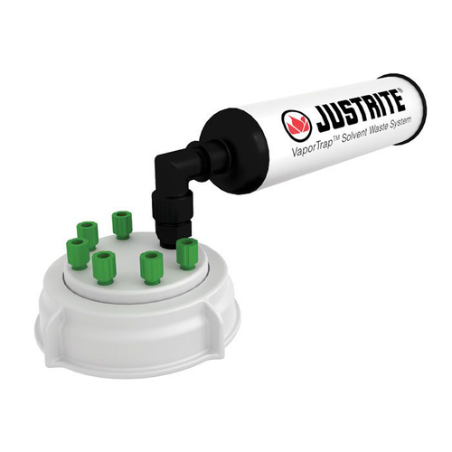 70mm VaporTrap UN/DOT Cap with Filter Kit, 6 Ports 1/16'' OD Tubing - 12830