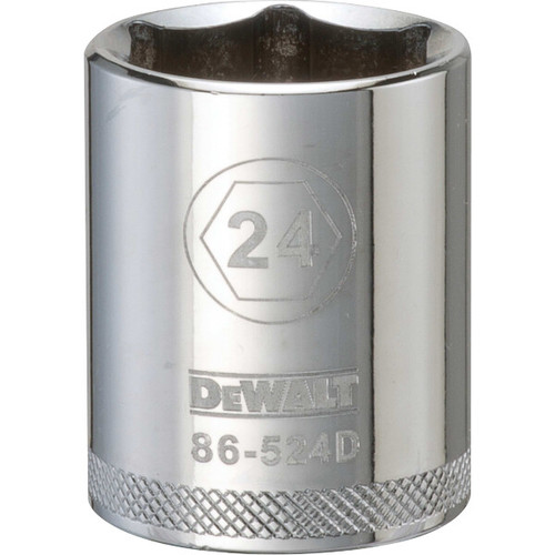 DEWALT 001Pc 12Dr Socket-06Pt-24