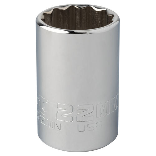 PROTO 1/2In Dr Mm Inter Skt 22Mm - 12 Pt