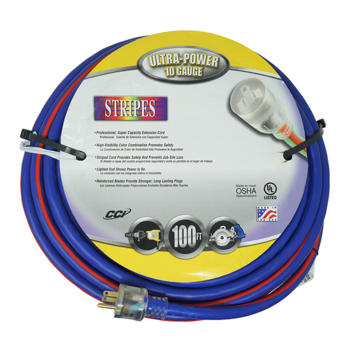 Southwire 10/3 100' SJTW BT.BU/RE 3/BX