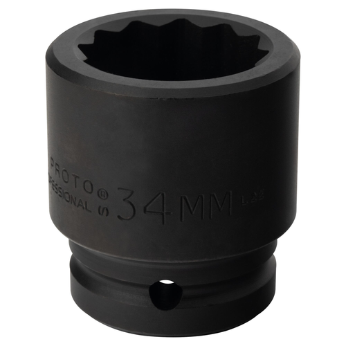 Proto® 3/4" Drive Impact Socket 34 mm - 12 Point 1/ea