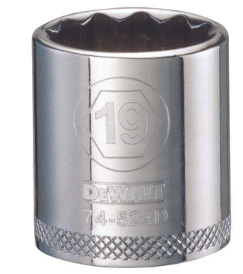 DEWALT 001Pc 38Dr Socket-12Pt-19