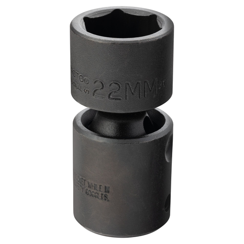 Proto® 1/2" Drive Universal Impact Socket 22 mm - 6 Point 1/ea