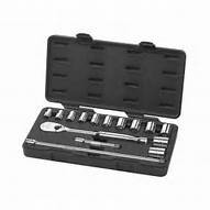 18 Pc. 1/2" Drive Metric Socket Set