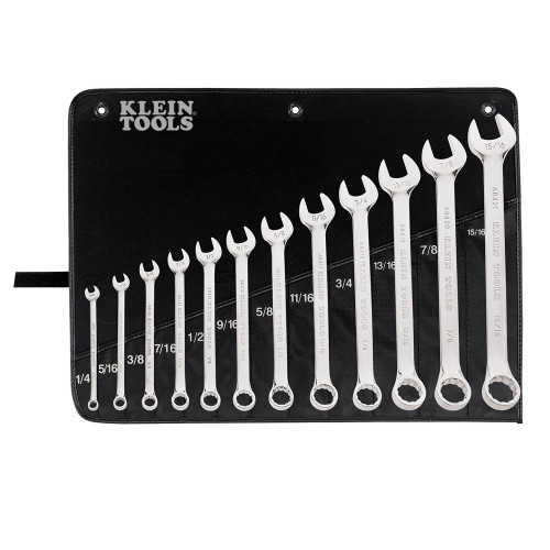 Klein 12 Piece Combination Wrench Set