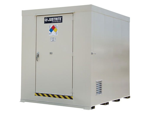 12-Drum, Explosion Relief Panels, Non-Combustible Outdoor Safety Locker - 911121