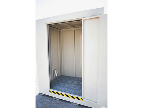 12-Drum, Explosion Relief Panels, Non-Combustible Outdoor Safety Locker - 911121