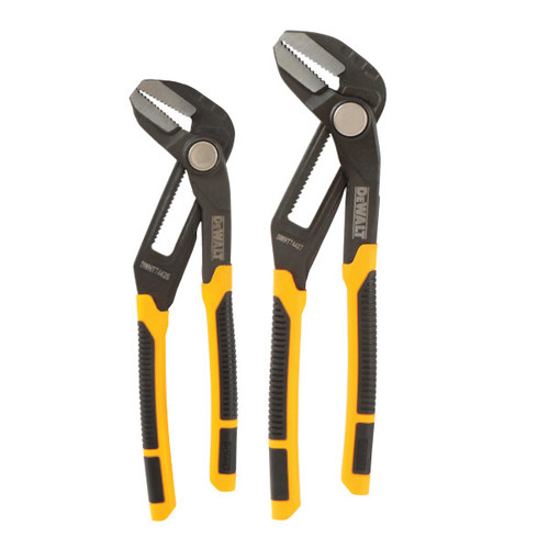 DEWALT 2Pc Pushlock Multigrip Pliers Set