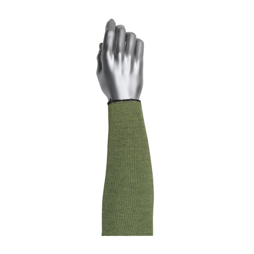 Kut Gard® 15-21KVBK  Cut Resistant Sleeve, Size 18", Green, ANSI A4