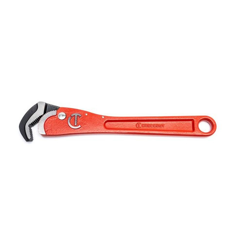 PIPE WRENCH,SELF ADJ,12",STEEL HANDLE