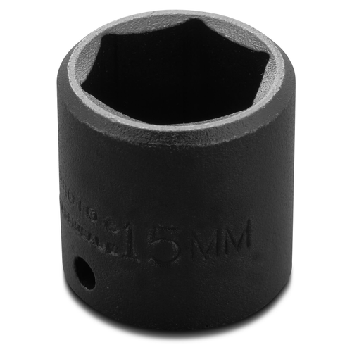 Proto® 1/4" Drive Impact Socket 15 mm - 6 Point 1/ea
