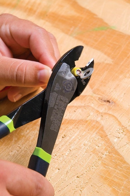 GREENLEE Terminal Crimping Tool with Dipped Grip