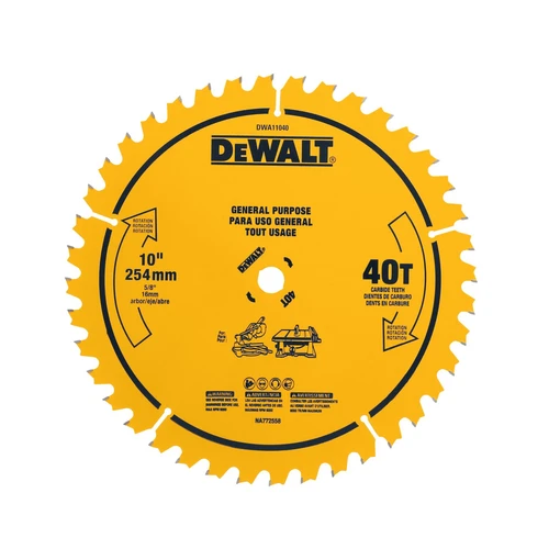 DEWALT 10 IN 40T SAW BLADE