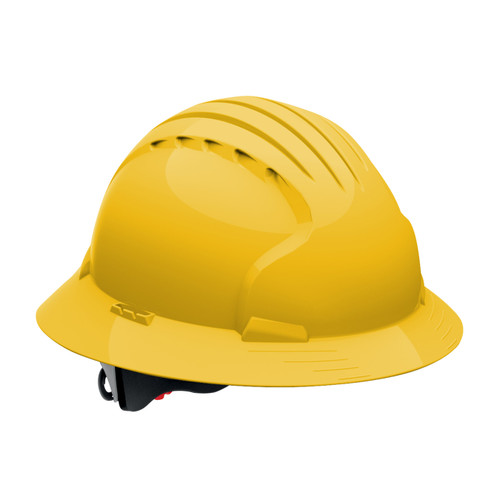 Evolution® Deluxe 6161 280-EV6161  Hard Hats, Size OS, Yellow