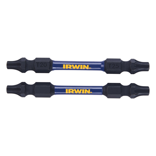 IRWIN IMPACT 2-1/2IN DE T20/T25 - 2 PACK