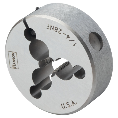 IRWIN DIE 1/4-28 NF 1-1/2 RD ADJ