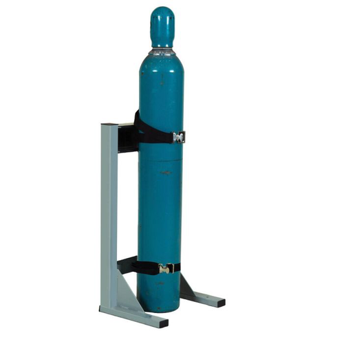 Steel Gas Cylinder Mobile Stand, 1 Cylinder Capacity - 35286