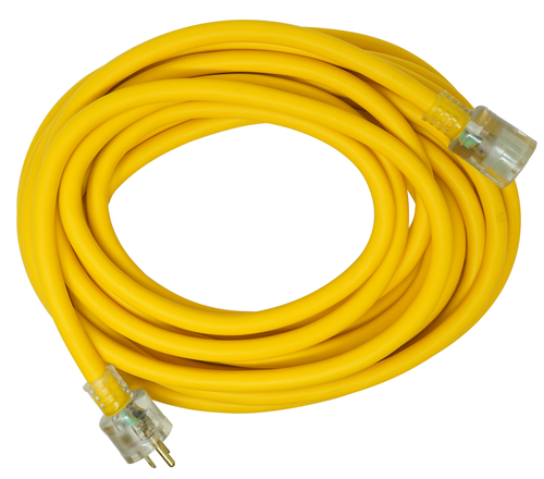 Southwire 50ft 10/3 SJEOOW Polar/Solar® Standard Extension Cord (Yellow) 4/BX