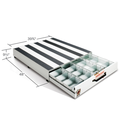 Weather Guard PACK RAT® Drawer Unit 48" X 40" X 9.5" - Steel, White Finish