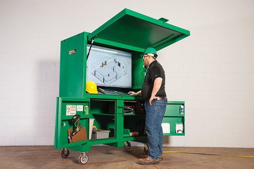GREENLEE Compact Field Office with casters
